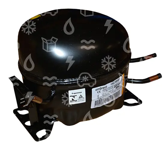 kompresor EMBRACO ERU2 80 HSP, LBP - R134a, 220V, 50Hz (náhrada FFU80HAK / EGAS80 HLR)